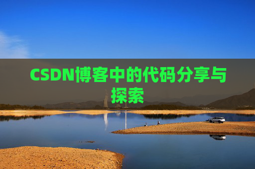 CSDN博客中的代码分享与探索